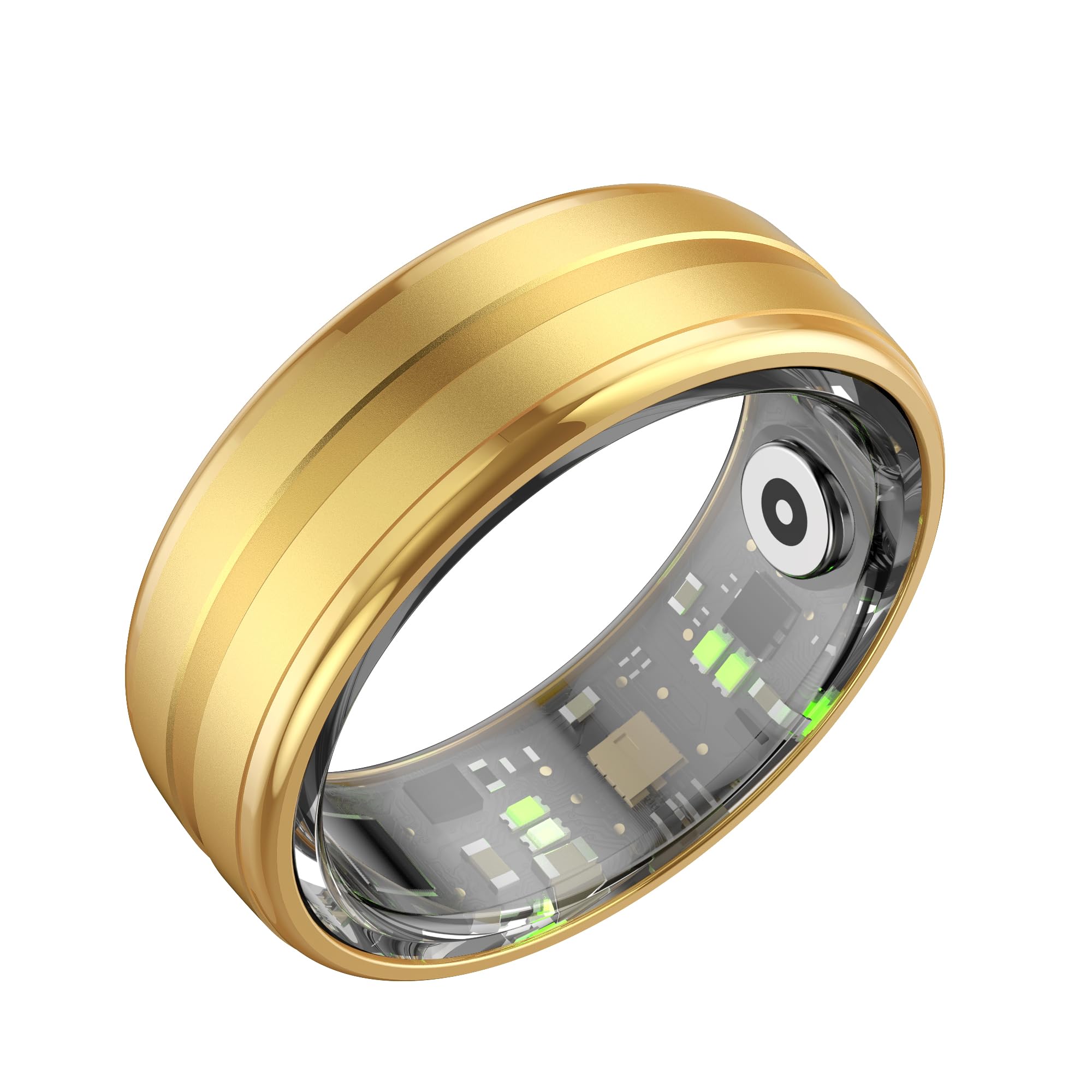 2025 Smart Ring, con Monitorización del Sueño y de la Frecuencia Cardíaca,Resistencia al Agua 5ATM, Tracker de Fitness Ligero 4,4 g,Batería 7 Días de Duración,Android iOS
