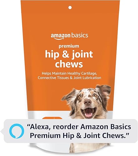 Miniatura 6 de Tienda Basics Suplemento masticable prémium para cadera y articulaciones para perros con EPA y DHA, sabor a hígado de pollo, 120 unidades