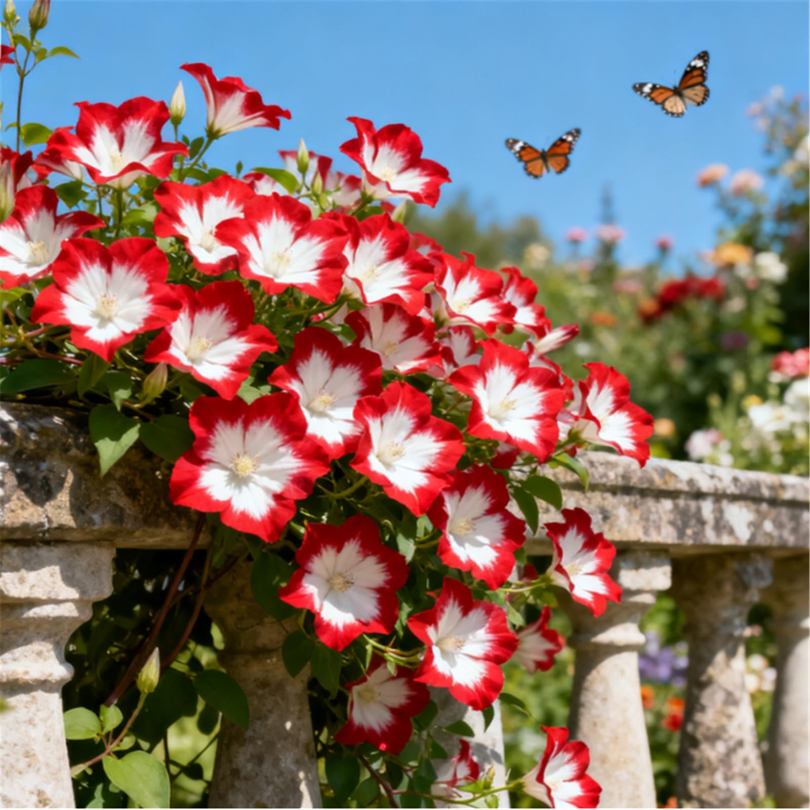A Must-Have for Garden Walls! Clematis Climbs Rapidly + Amazing Blooms/Bare Roots Hardy, Professional for Beautiful Indoor Displays-15 Roots-G