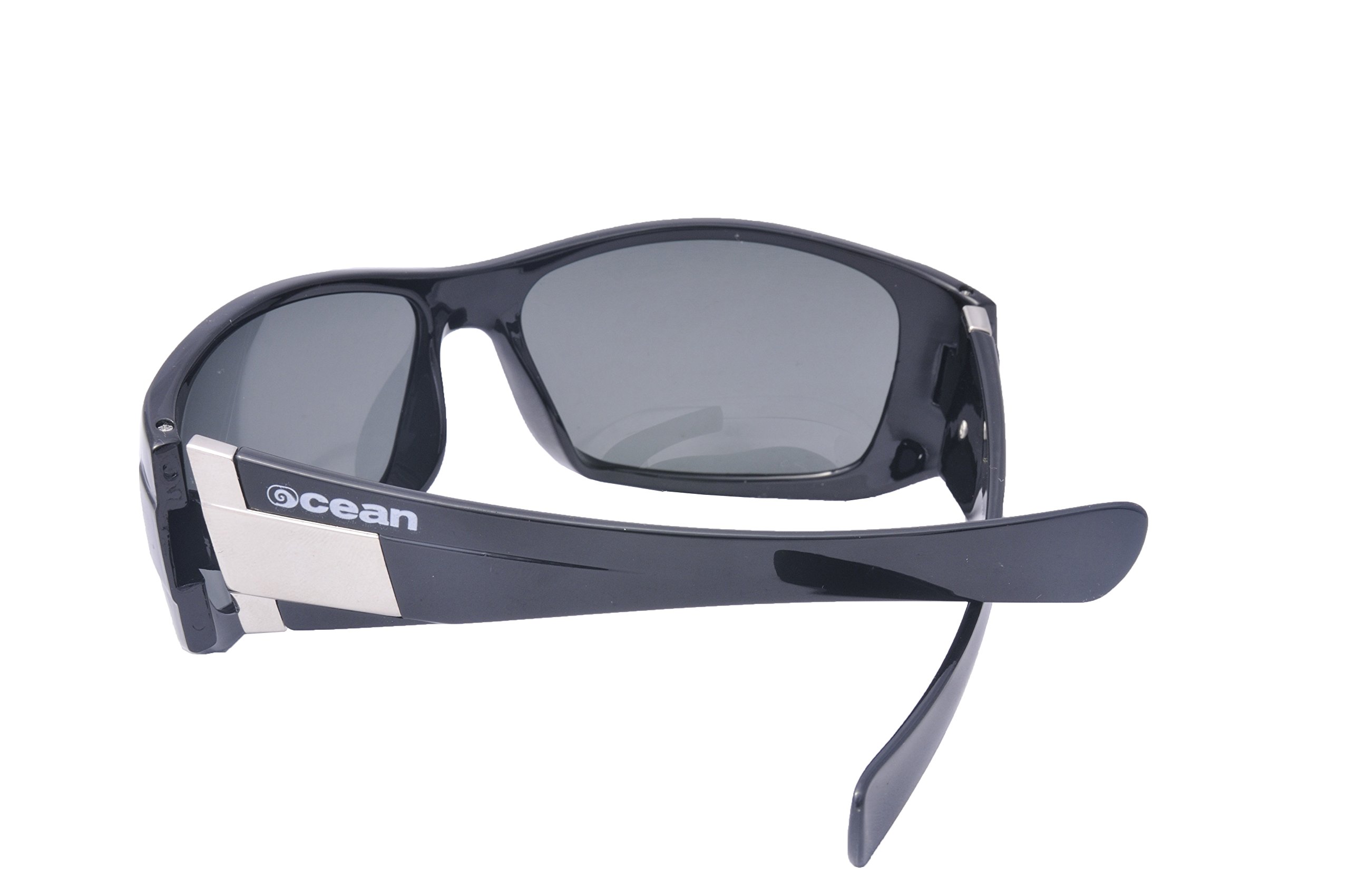 Ocean Sunglasses Wave - Gafas de Sol polarizadas - Montura : Negro Mate - Lentes : Ahumadas (14220.0)