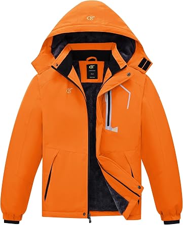 NEIKU Boys Waterproof Ski Jacket Warm Winter Snow Coat Windproof Snowboarding Rain Jacket