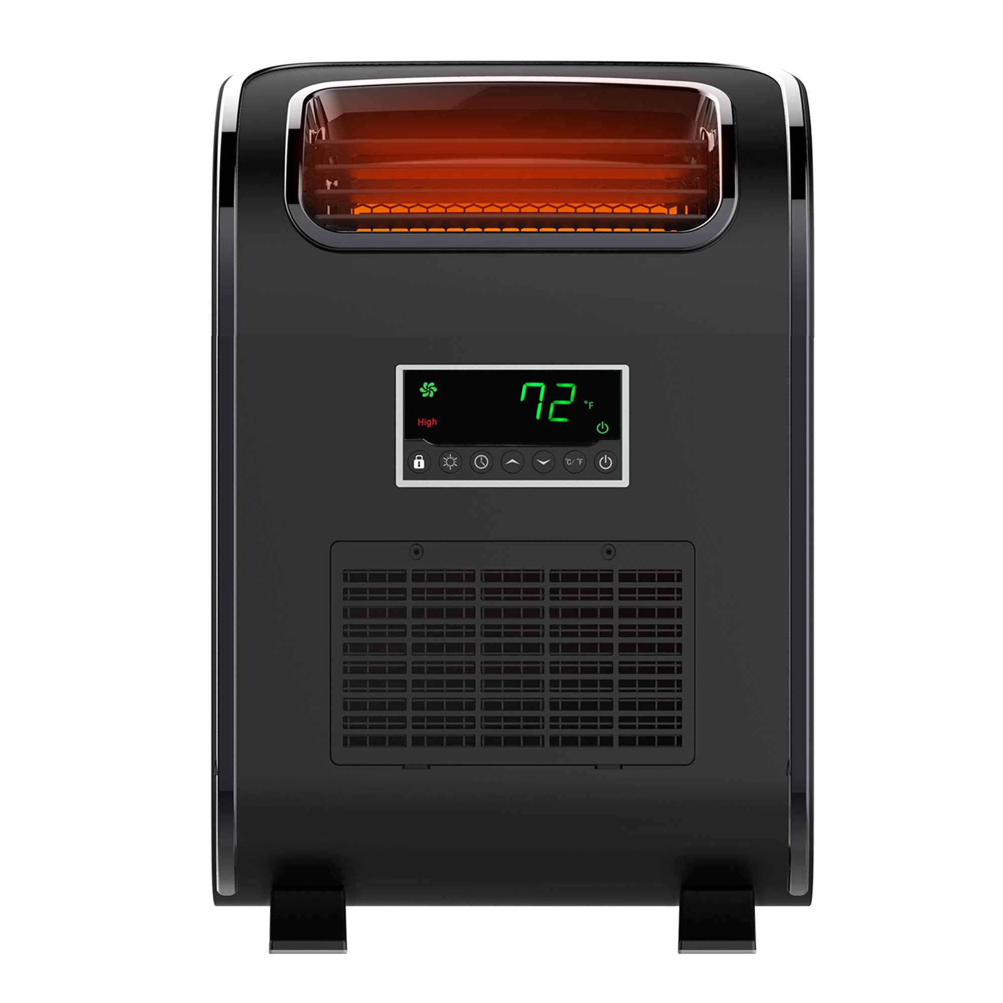 Amazon.com: LifeSmart 3-Element Slim Line Heater Unit in Black Chrome :  Home u0026 Kitchen