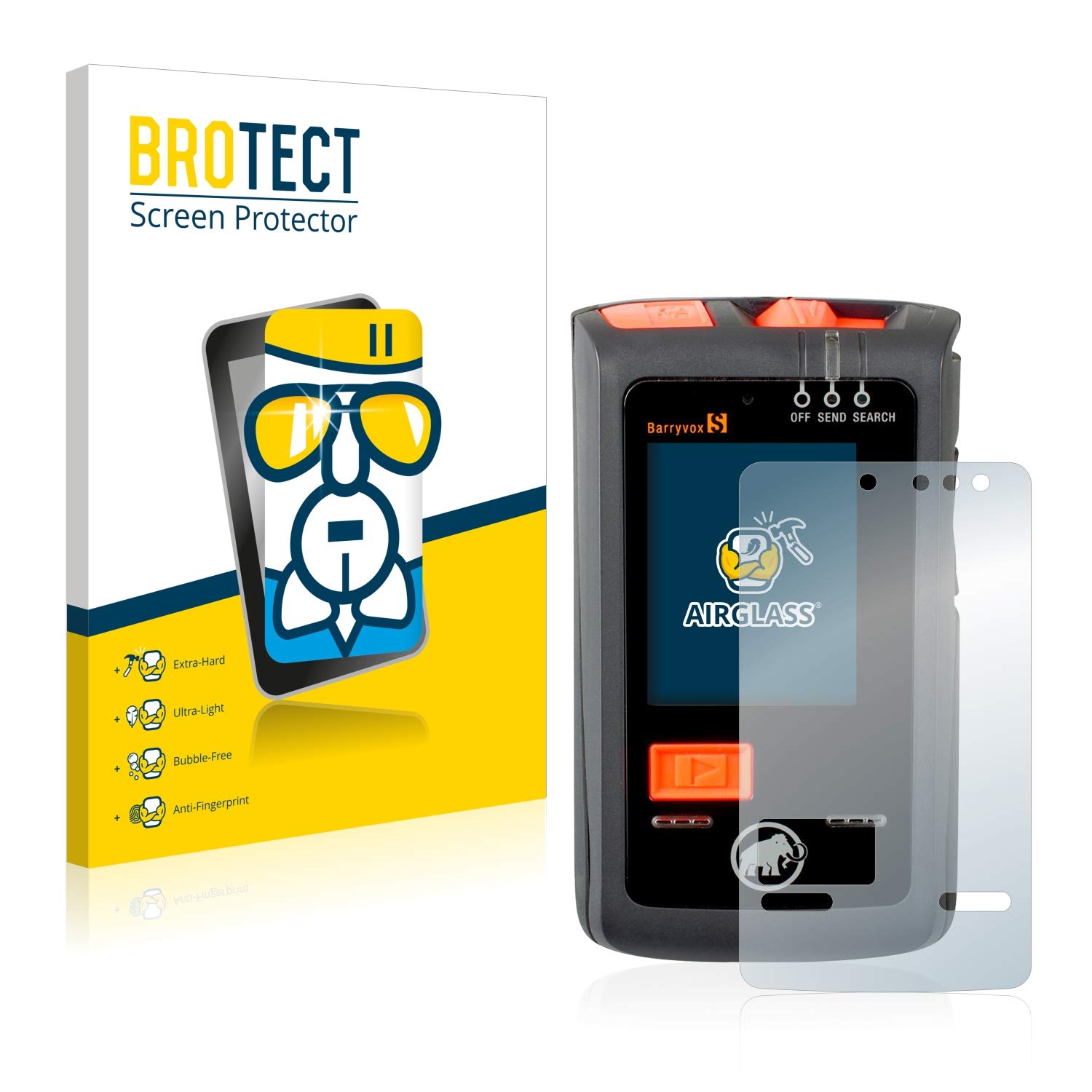 Pellicola Vetro Temperato Brotect Per Vasco Translator M3 - 9H Anti-Graffio, 3 Pezzi, Chiaro - Foto 10