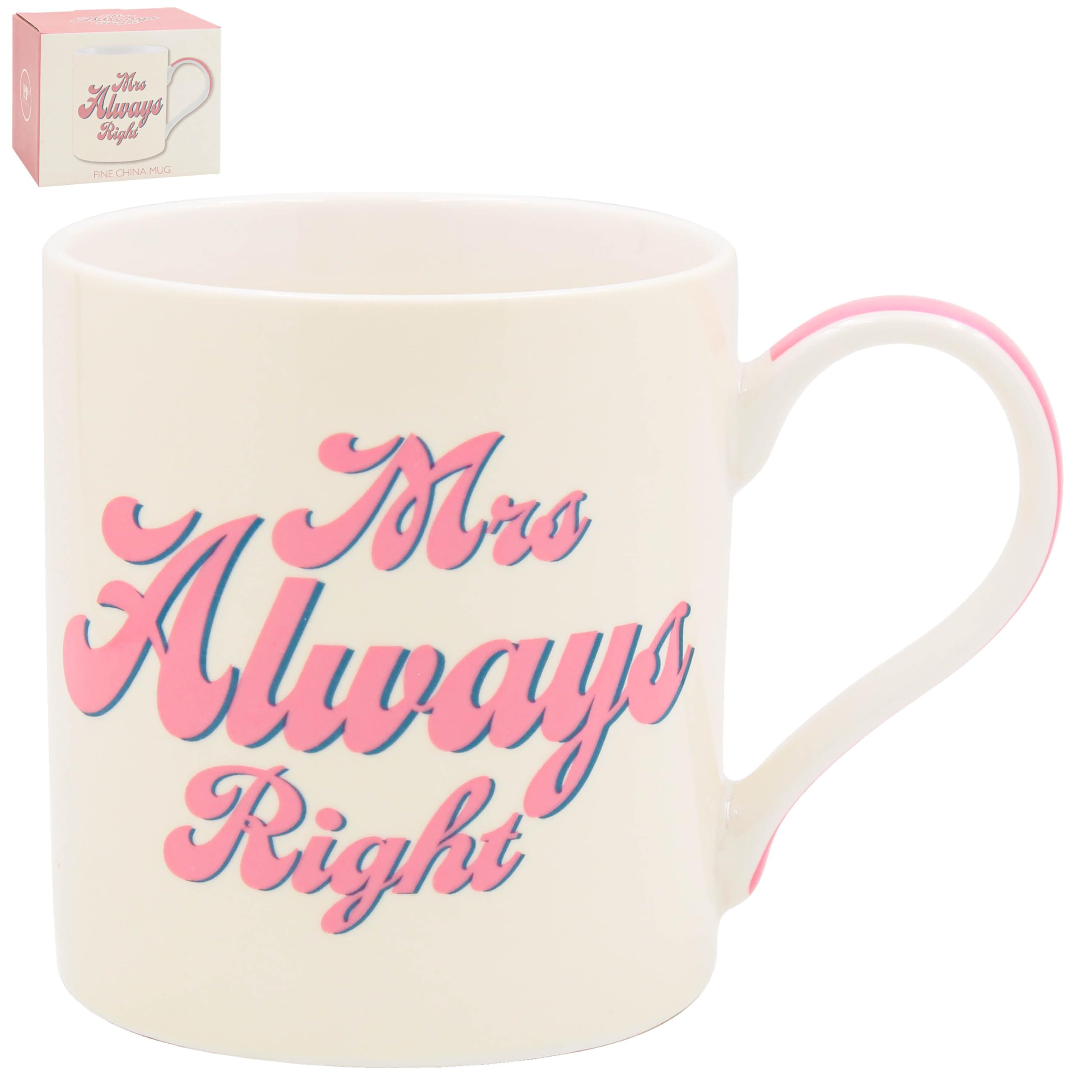 Lesser & Pavey His N Hers Mrs Always Right Mug 350ml