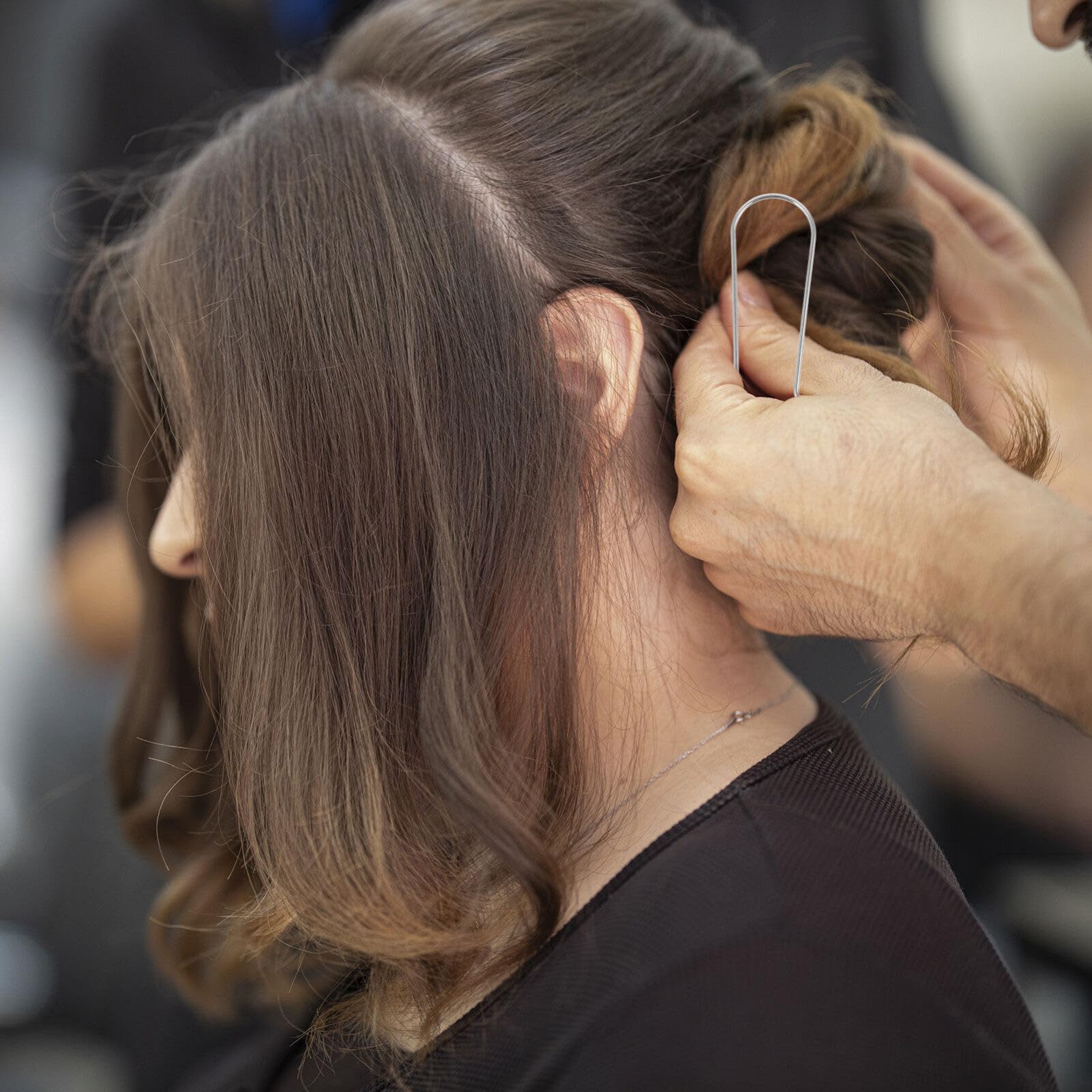 VILLCASE Hot Roller Clips U-shaped 20pcs Replacement Clips for Perm Rollers for Short Hair