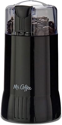 Mr. Coffee Electric Coffee Grinder|Coffee Bean Grinder| Spice Grinder, Black