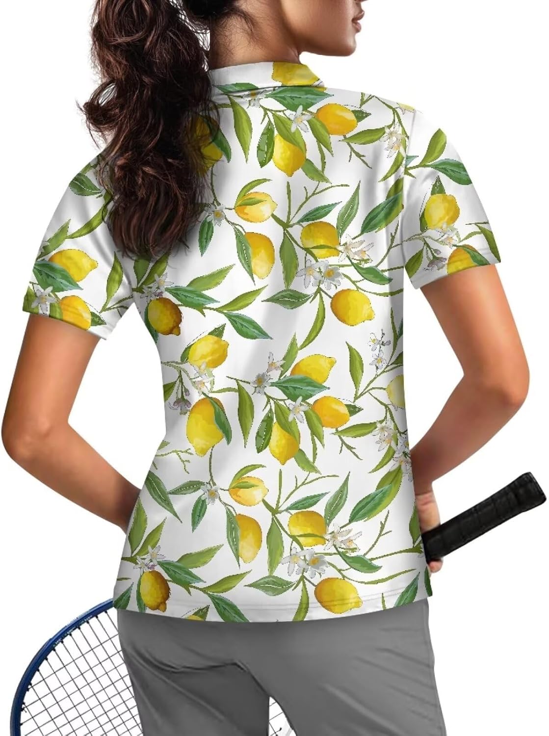 Short Sleeve Golf Shirts for Women Lightweight Moisture Wicking Tennis Shirts Workout Athletic Pullover Tops XS-2XL