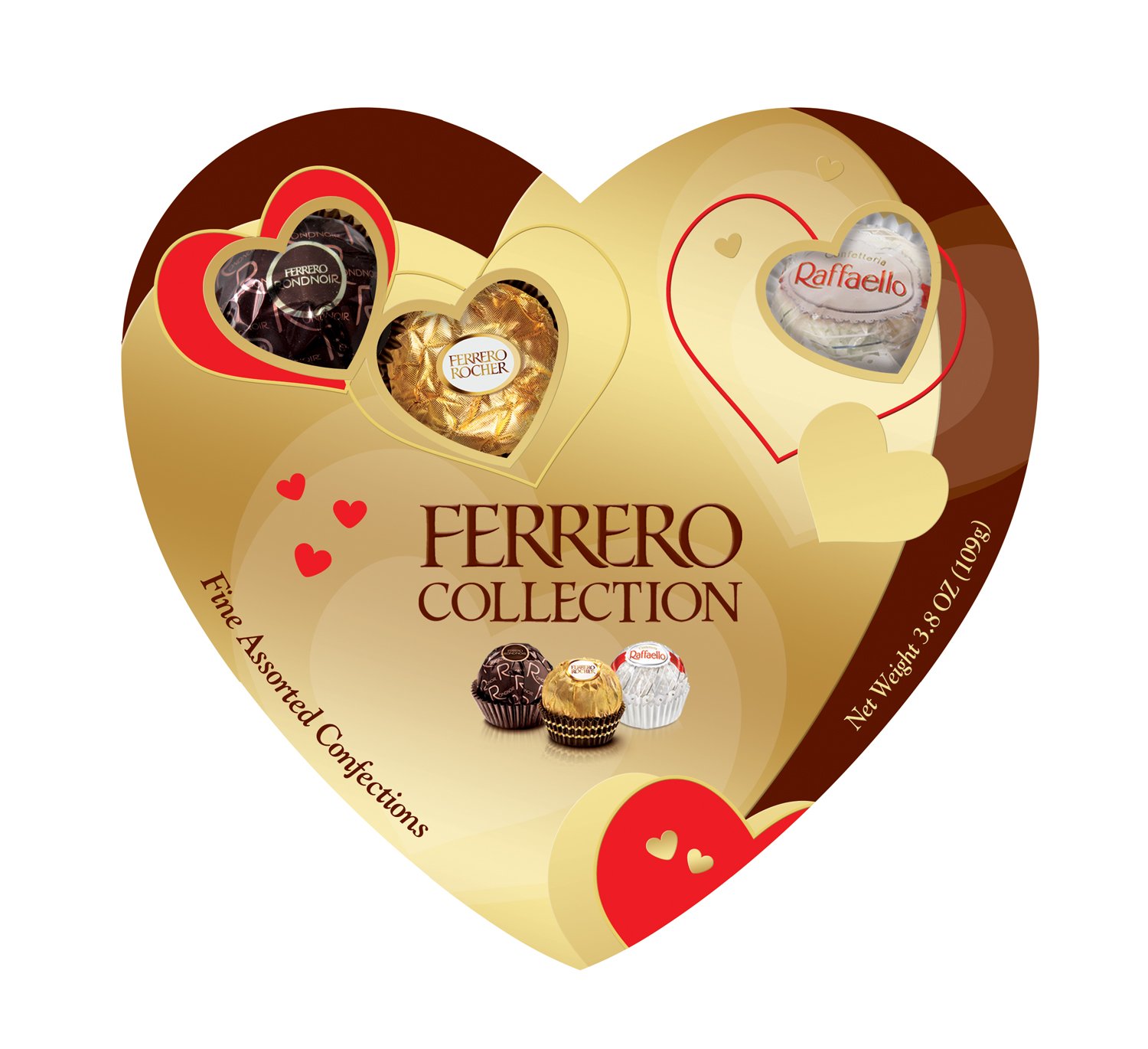 Ferrero Rocher, Premium Milk Chocolate Hazelnut, Individually Wrapped, Chocolate Gift Box, 16 Count, 7 oz