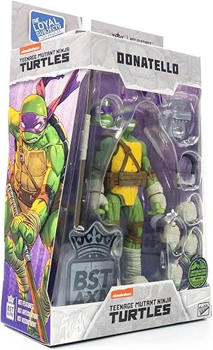 Miniatura 2 de Tortugas Ninja Adolescentes Mutantes BST AXN Donatello IDW Inspirado en Cómic Héroes Figura de Acción de 5 Pulgadas