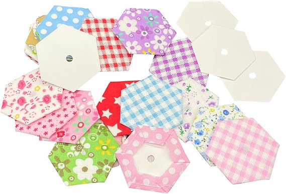 200pcs 2 Inch Paper Piecing Paper for Quilting DIY Patchwork Sewing Crafts,Quilting Templates for Quilting Accessories Crafting Tools,Hexagon Quilting Papers