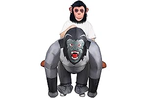 Halloween Funny Costume, Inflatable Ride-on Gorilla Costume