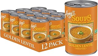 Amy's Soup, Vegan, Gluten Free, Golden Lentil, Made With Organic Ginger,...