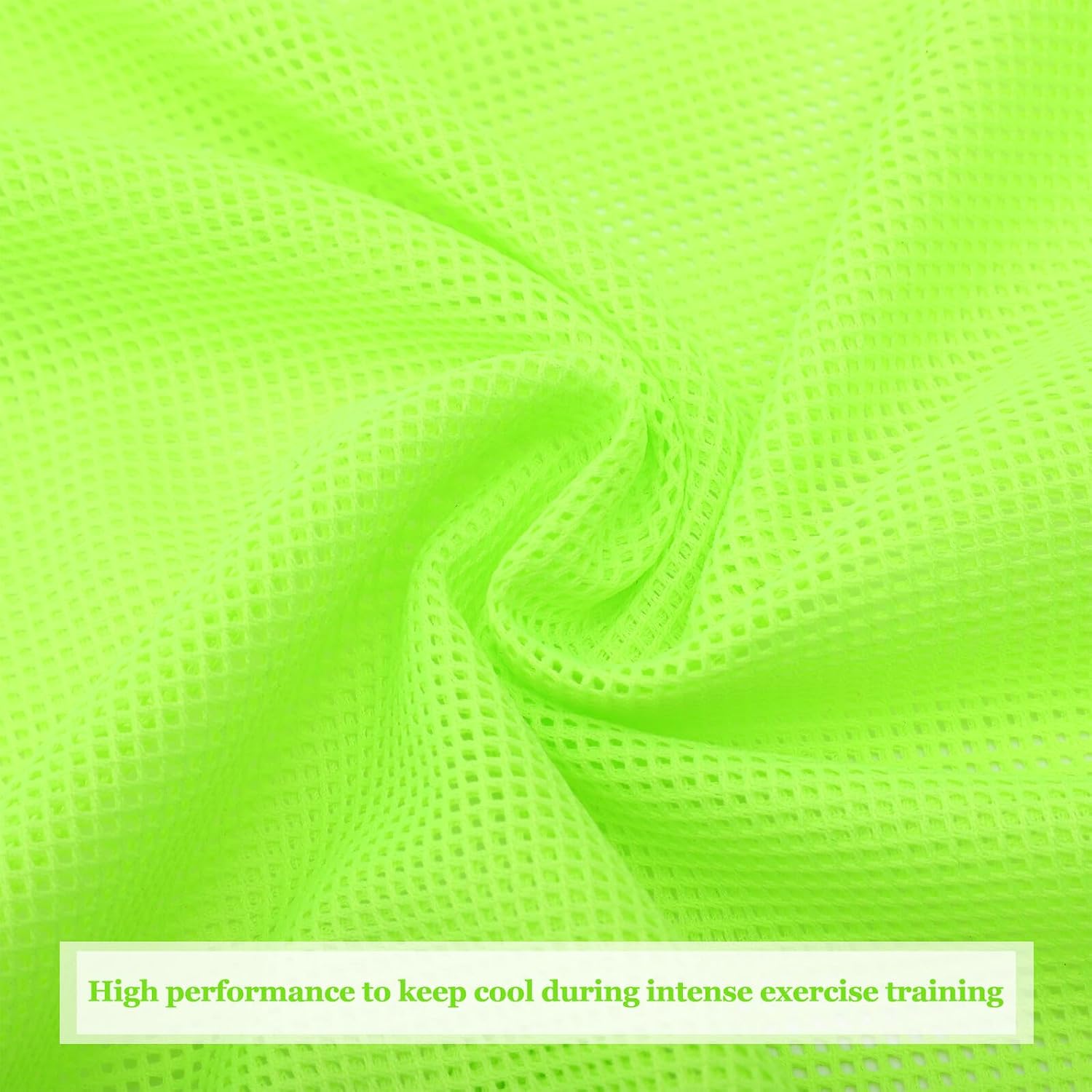 VICASKY 6pcs Quick-drying Washable Soccer Training Vests Mesh Pinnies Polyester Team Practice Jerseys for Adults, Breathable Sports Scrimmage Bibs for Football and Basketball