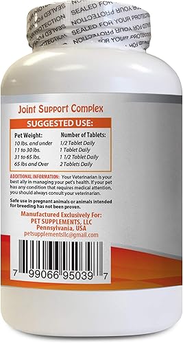 Miniatura 3 de Extender el cuidado de las articulaciones para gatos - Soporte para las articulaciones de CAT con complejo de cúrcuma - Cuidado de la cadera - MSM