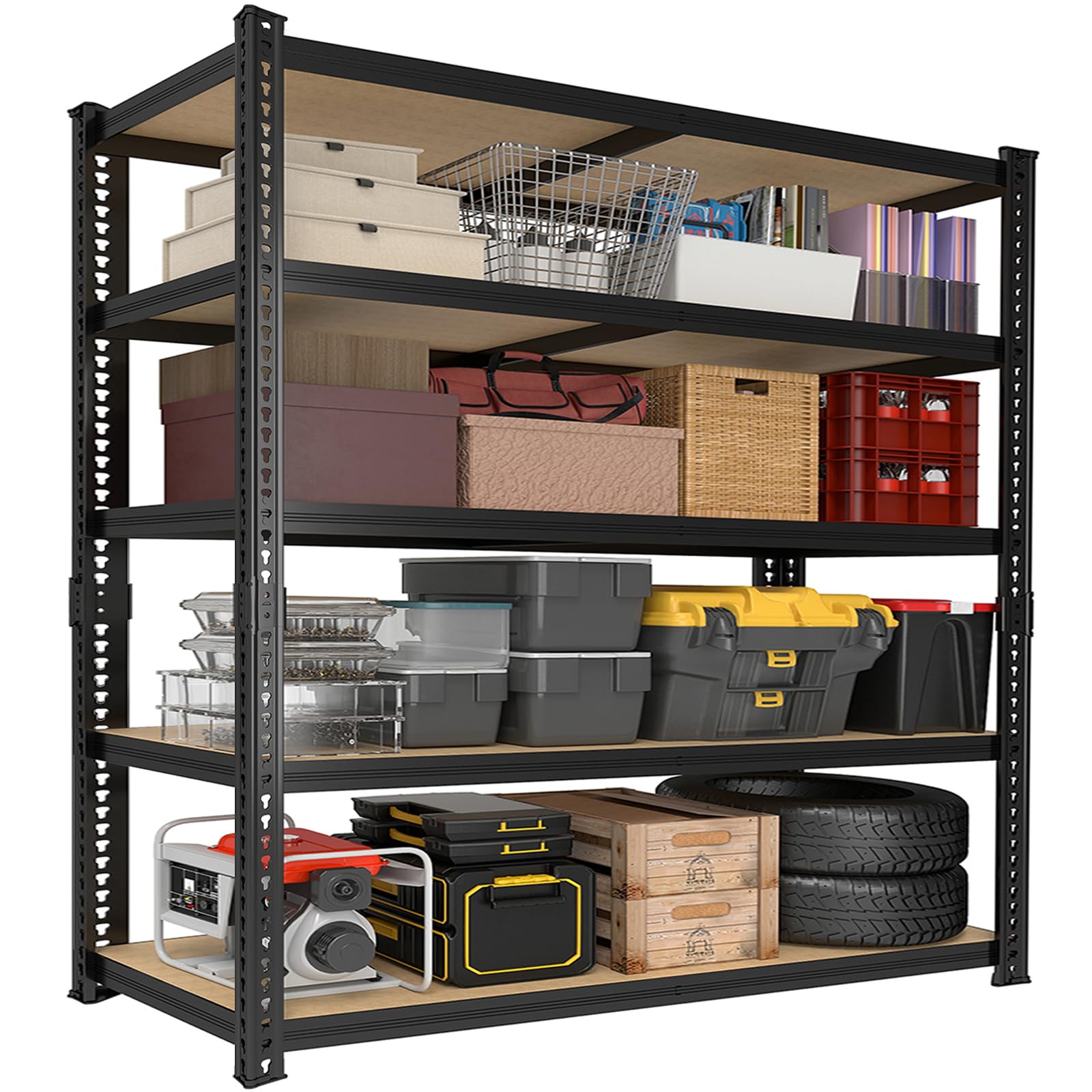 Amazon.com: ZEUKMXOO 78'' H Garage Storage Shelves, Shelving Units