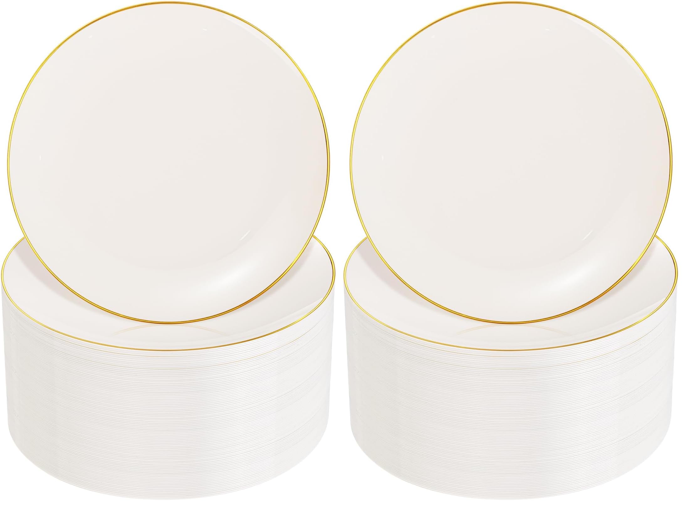 Gold Disposable Plates - 100 Pack -21