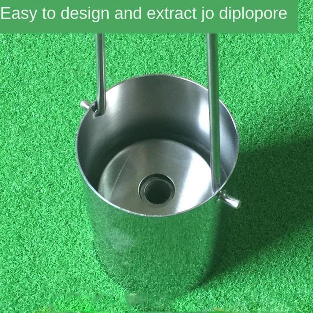 Soporte para hoyo de putting de golf, soporte para bandera verde, sólido, duradero y práctico, para asta bandera, tapete putting sólido, taza entrenamiento para patio,