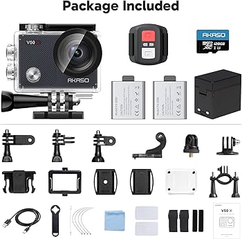 Amazon.com : AKASO V50X Native 4K30fps WiFi Action Camera with EIS