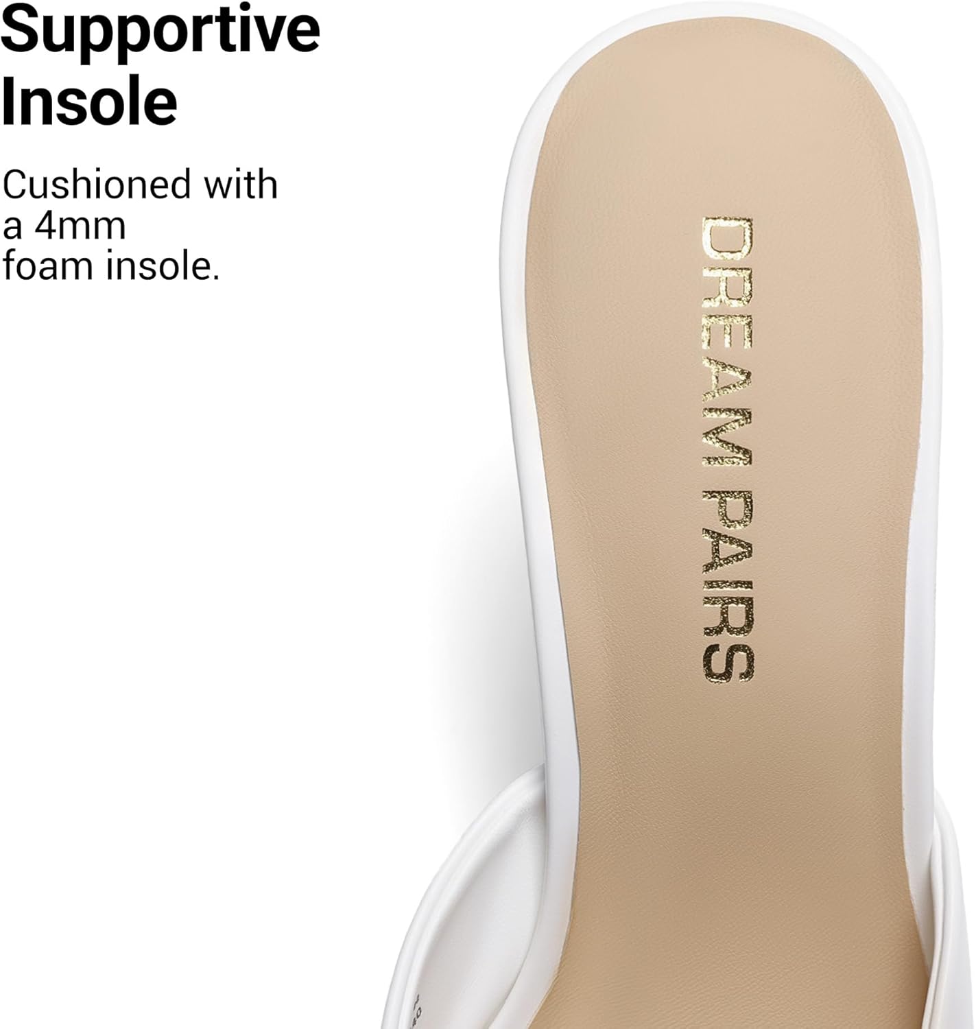 DREAM PAIRS Mule Heels for Women High Heels Stiletto Open Round Peep Toe Mules Sandals Slip on Dress Shoes Sexy Heeled for Party Dressy Prom Wedding - Image 8