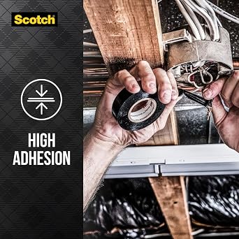 Scotch 3M 700 Electrical Tape, 3/4 in x 66 ft x 7 mil, Vinyl Insulating Tape for Excellent Mechanical Protection, for Primary Insulation Up to 600V, for Indoor and Outdoor Use (03429NA)