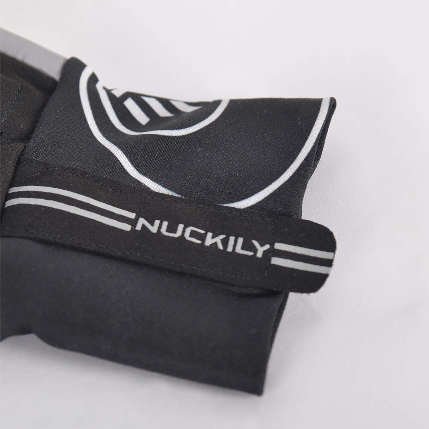 NUCKILY Guantes de ciclismo para hombre con pantalla táctil, forro polar térmico grueso, unisex, para deportes de invierno, bicicleta de montaña, antideslizantes, para pantalla táctil, guantes MTB