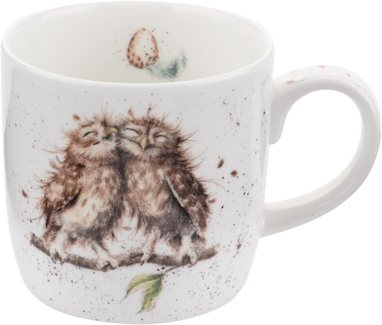Portmeirion Home & Gifts Mug-Birds of a Feather (Owl), 19 x 12 x 8 cm, Multi-Colour
