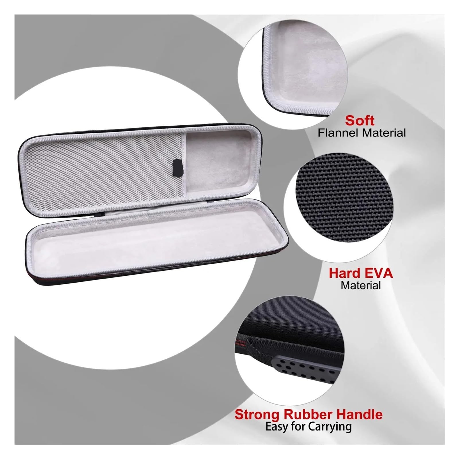 Borsa per Tastiera Custodia rigida da viaggio for custodia for controller tastiera MIDI professionale imbottita for pianoforte elettrico