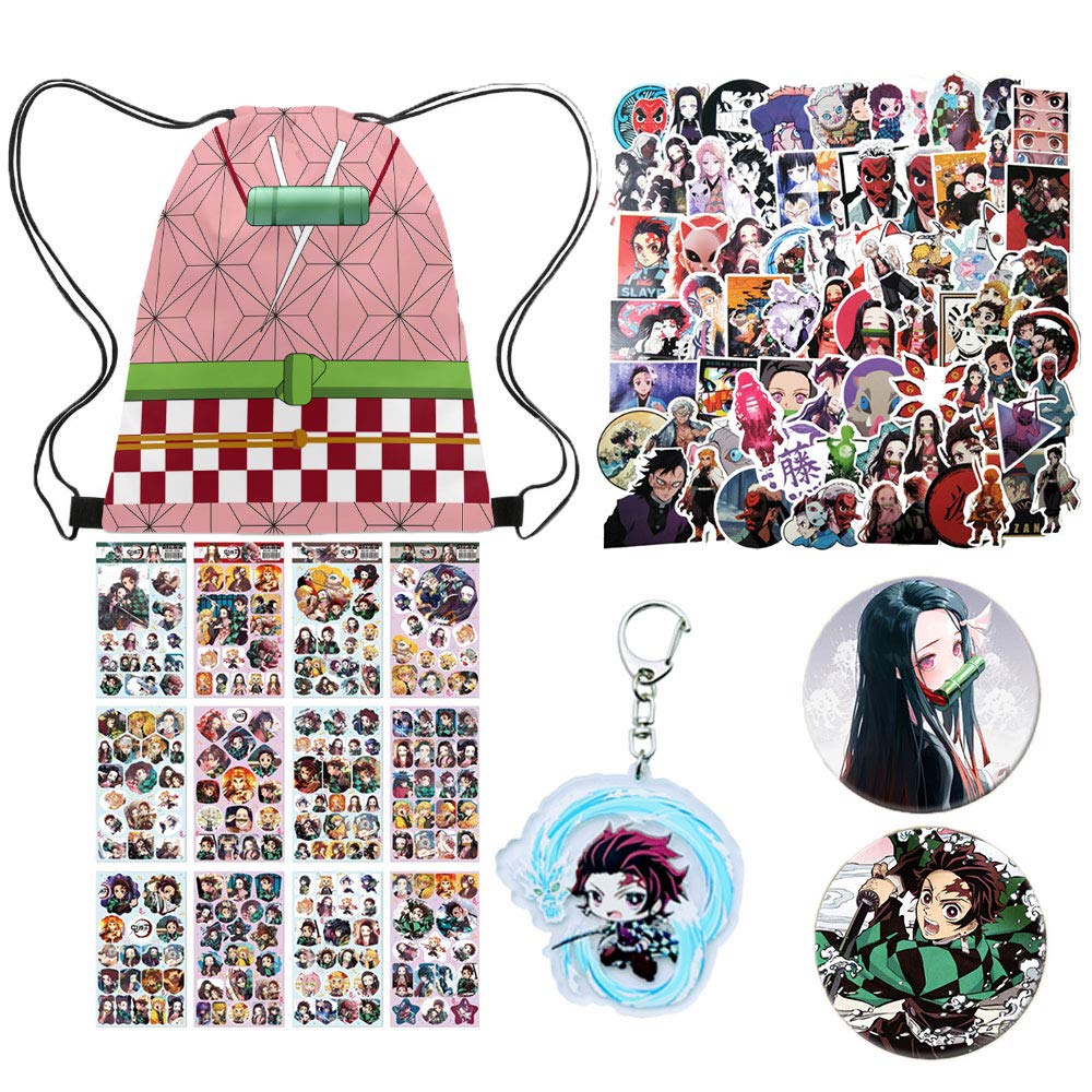 Buy Demon Slayer Kimetsu no Yaiba Bag Gift Set1 Pack Demon Slayer Kamado Nezuko Drawstring Bag