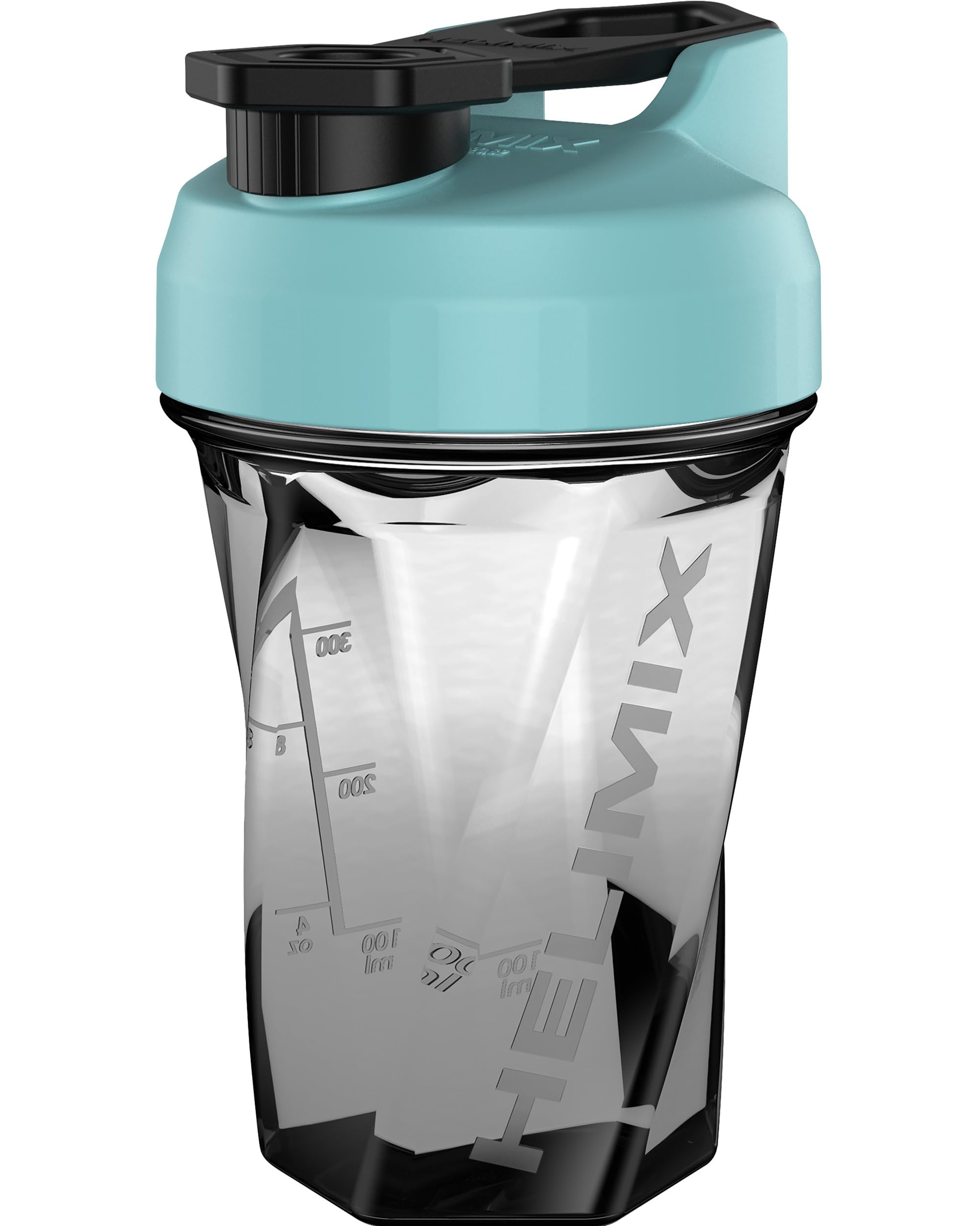 Helimix 2.0 Vortex Blender Shaker Bottle 591 ml - No Blending Ball or Whisk - USA Made - Portable Pre Workout Whey Protein Drink Cup - Mixes Cocktails Smoothies Shakes - Top Rack Safe