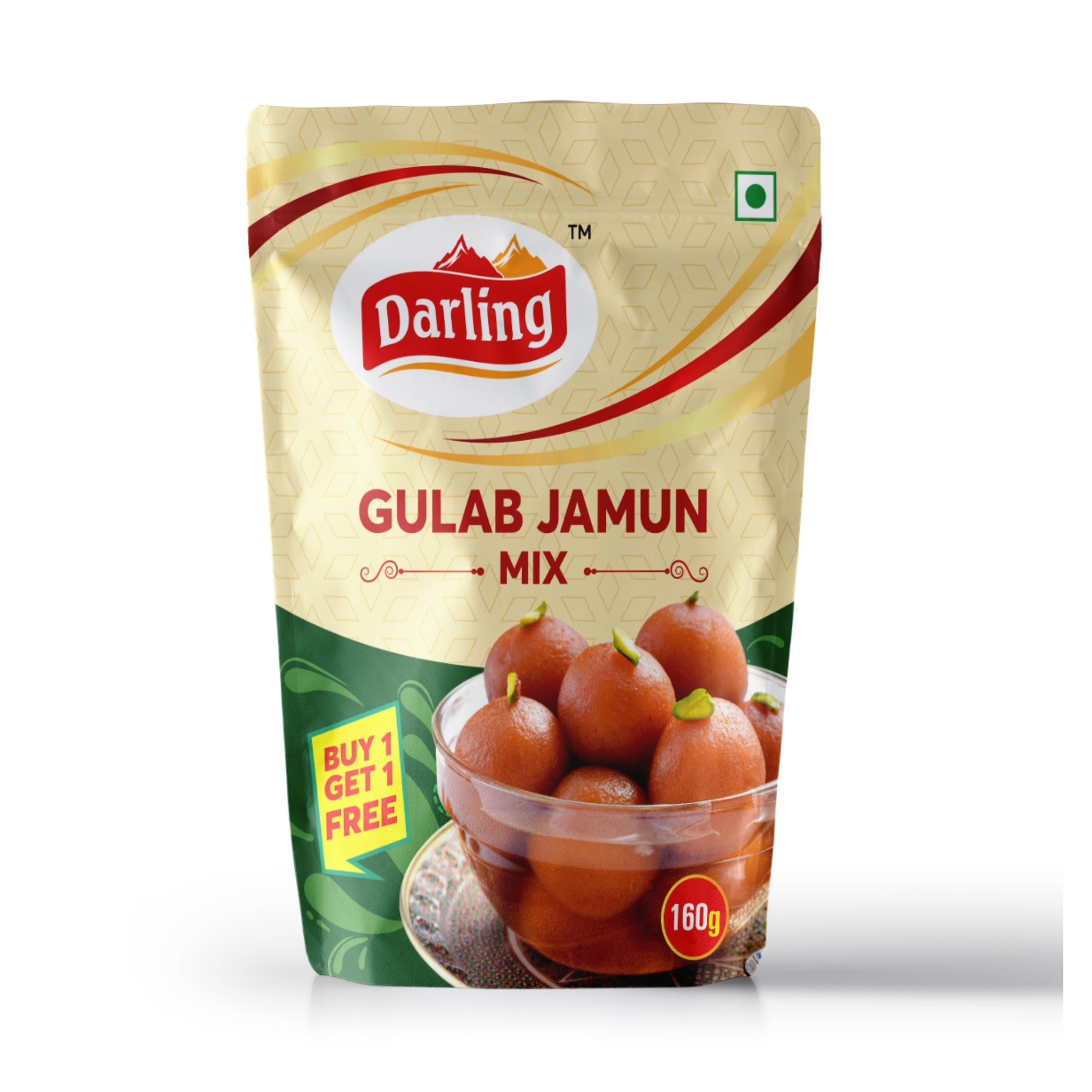 Darling Gulab Jamun Mix, 160 grams (Buy 1 & Get 1 Free) (Rich In Taste | No Artificial Flavours Added | Soft & Delicious Gulab Jamuns) (B0BLKFYJY4) Amazon Price History, Amazon Price Tracker