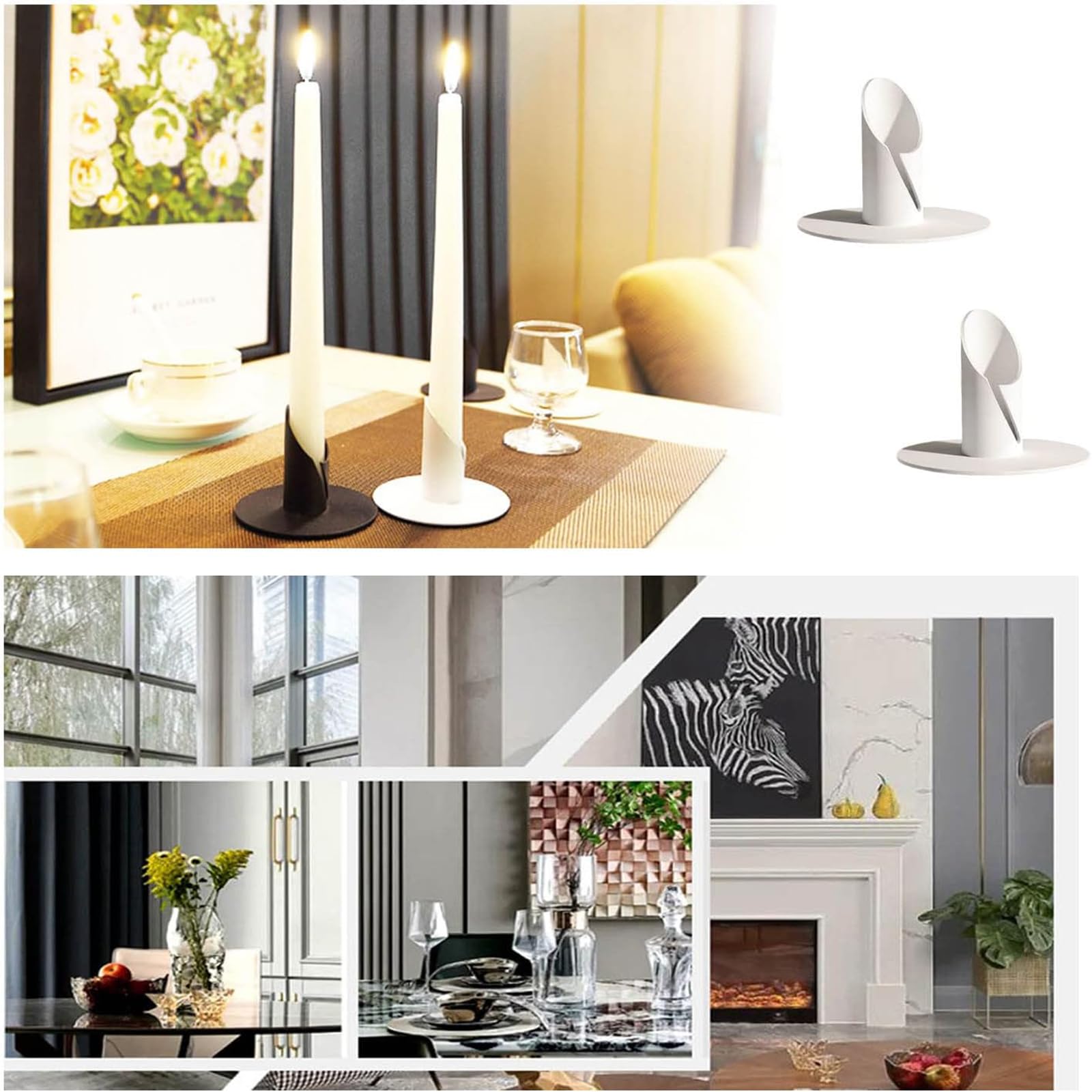 Alopini Chandeliers 6 Pièces, Candlelight Dinner Chandelier, Idéal Pour