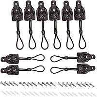 Vista 11 de Kit elástico de 3 piezas, reemplazo general de puerta enrollable para exteriores/puerta de persiana enrollable interior (beige)