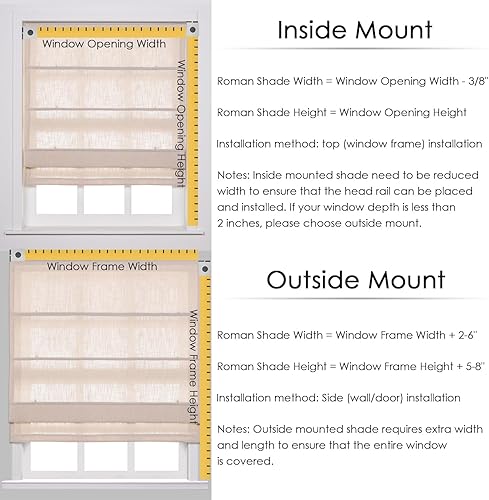 Miniatura 7 de TWOPAGES - Estor para ventana, opacas, con accesorios de instalación incluidos