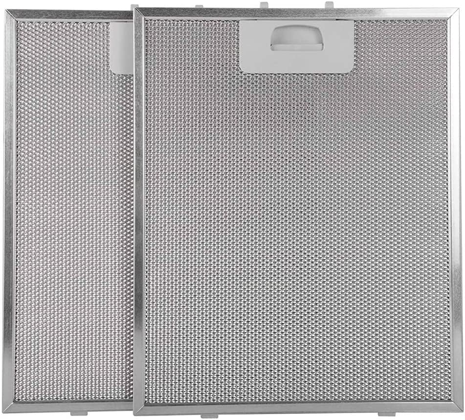 CABLEPELADO Filtros de grasa para campana extractora, compatible con TEKA DM60, DM90, DE90, DS90, Código original 40472918, 260 x 330 mm, 2 unidades