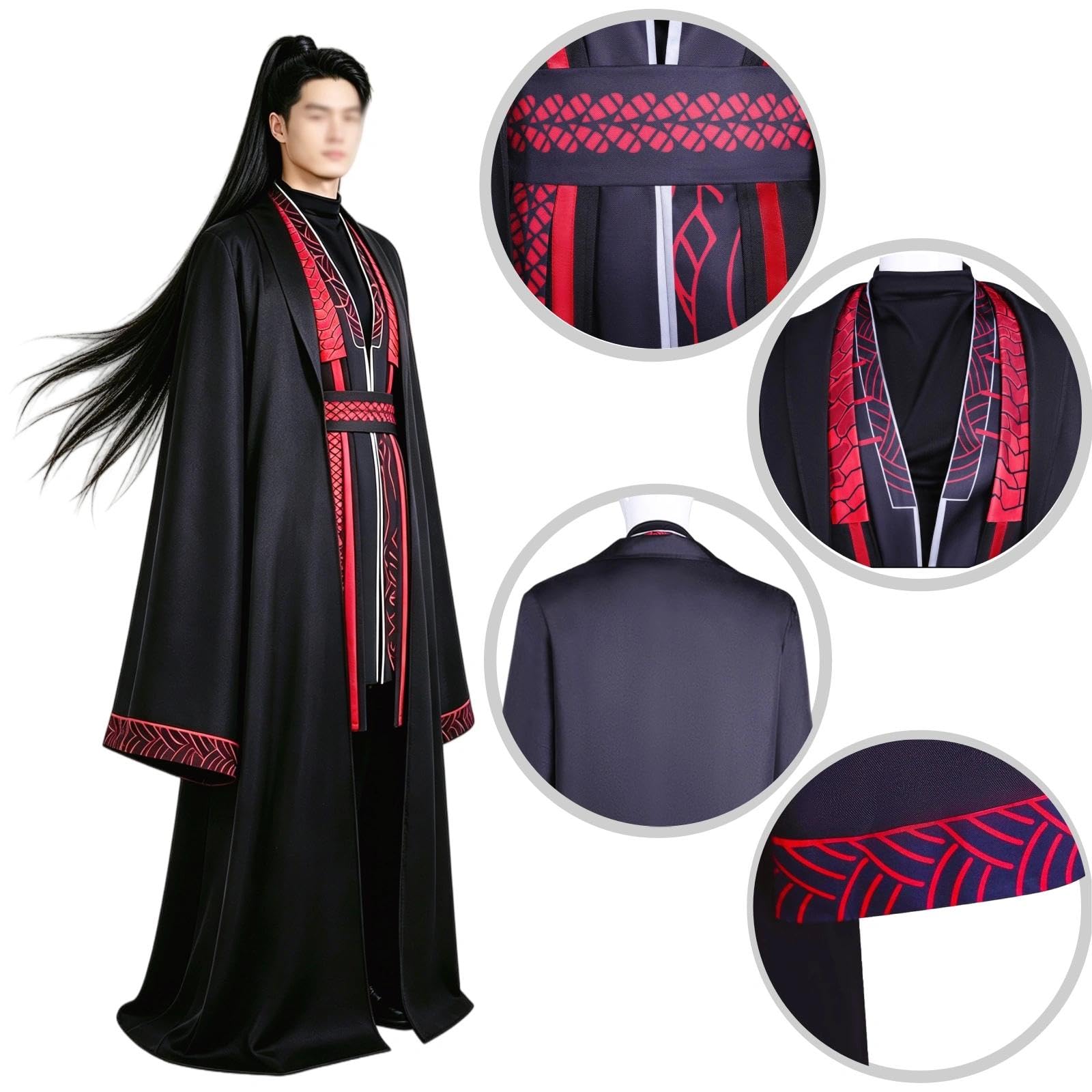 Halloween Kostüm für Erwachsene, Karneval Rollenspiel Cosplay Komplettset – Jia QiuStil