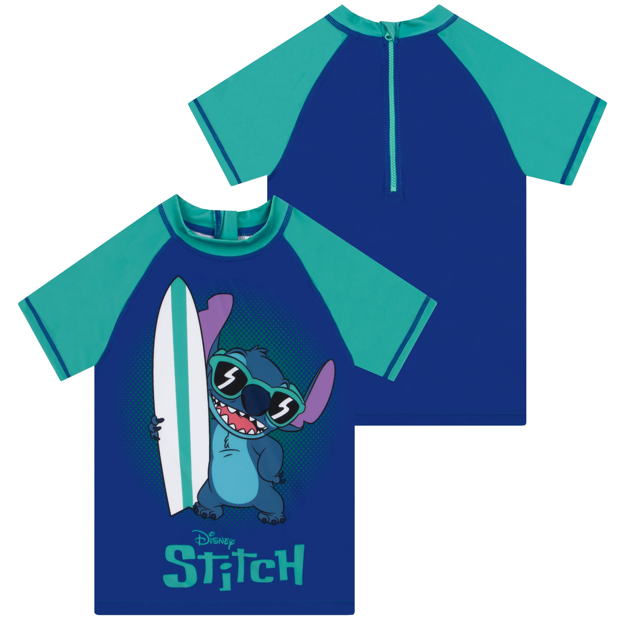 Disney Lilo I Stitch, Zestaw Kąpielowy Dla Chłopca, Koszulka Z Krótkim Rękawem, Kąpielówki, Kąpielowy Chłopcy