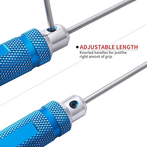 Miniatura 3 de Kit de tornillos RC, destornilladores de tuercas hexagonales, alicates, llave, soporte de trabajo de coche RC de aluminio para Traxxas Arrma Axial