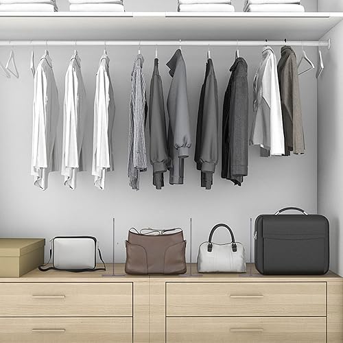 Miniatura 4 de Separadores de estantes, tamaño único, 5 filas transparentes