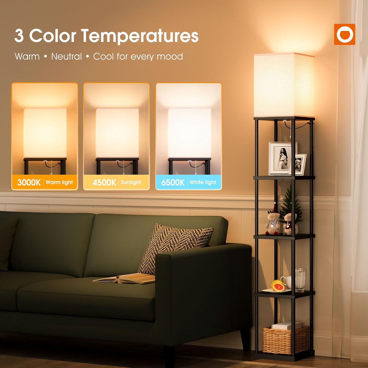 Illuminate Your Space: The addlon 5-Tier Floor Lamp Review