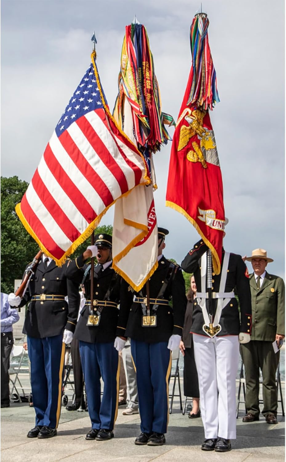 FRF FLAG Silver Chrome Finish Pointed Bottom Ferrules, Bottom Replacement Spike for Traditional Military Guidon Pole (Fits 1 Inch FlagPole)