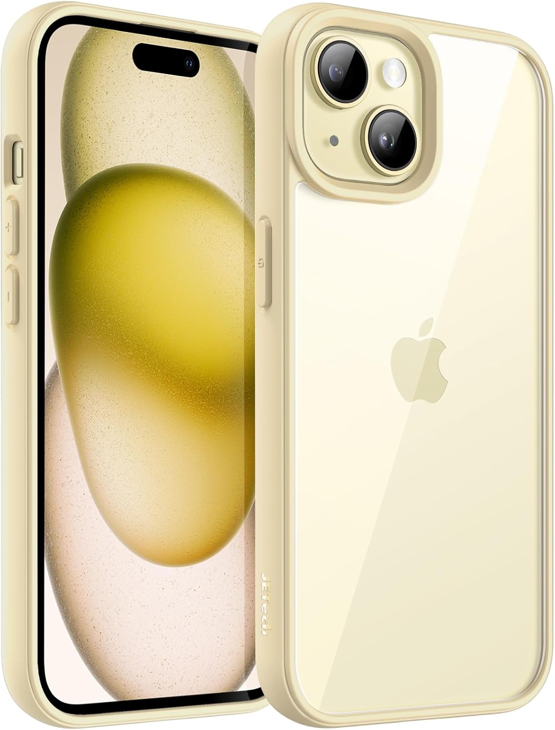 JETech Case for iPhone 15, Yellow