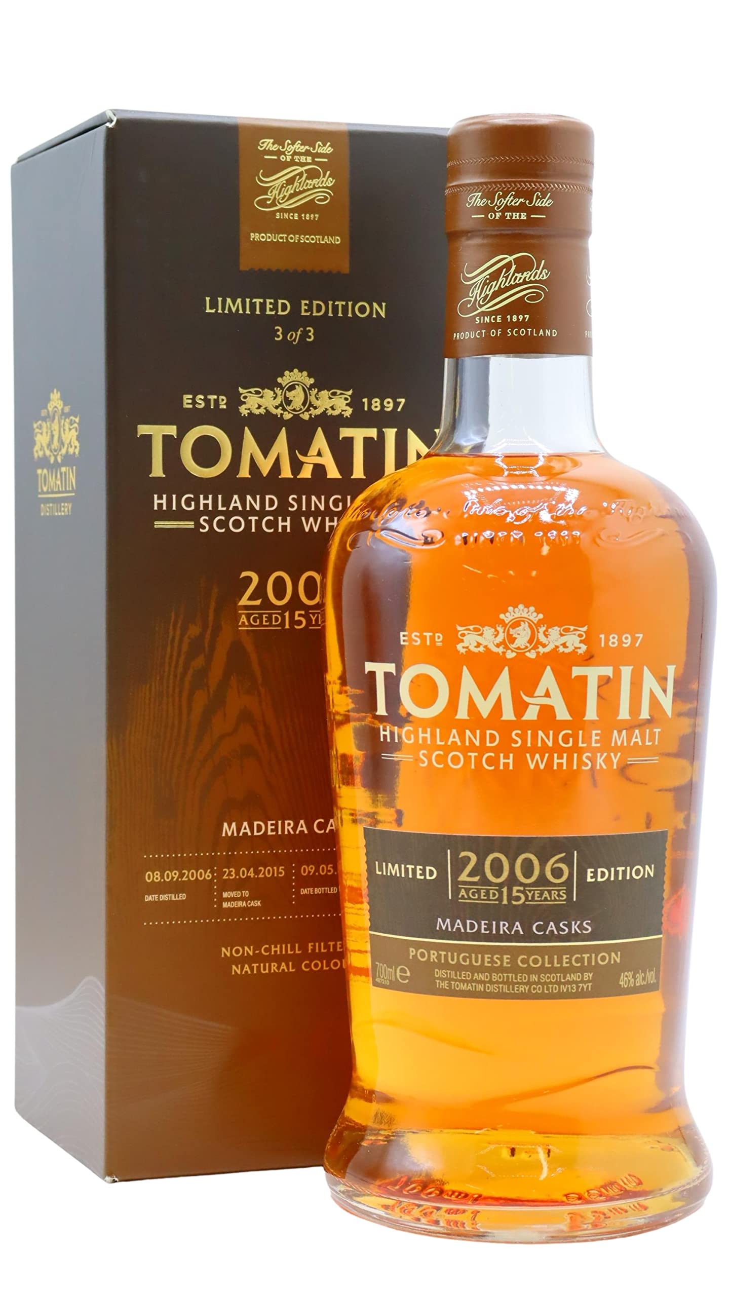 Tomatin Distillery Tomatin 2006 Madeira Cask Colección Portuguesa Y.o. 70 Cl. Talla 15 Escocia product image