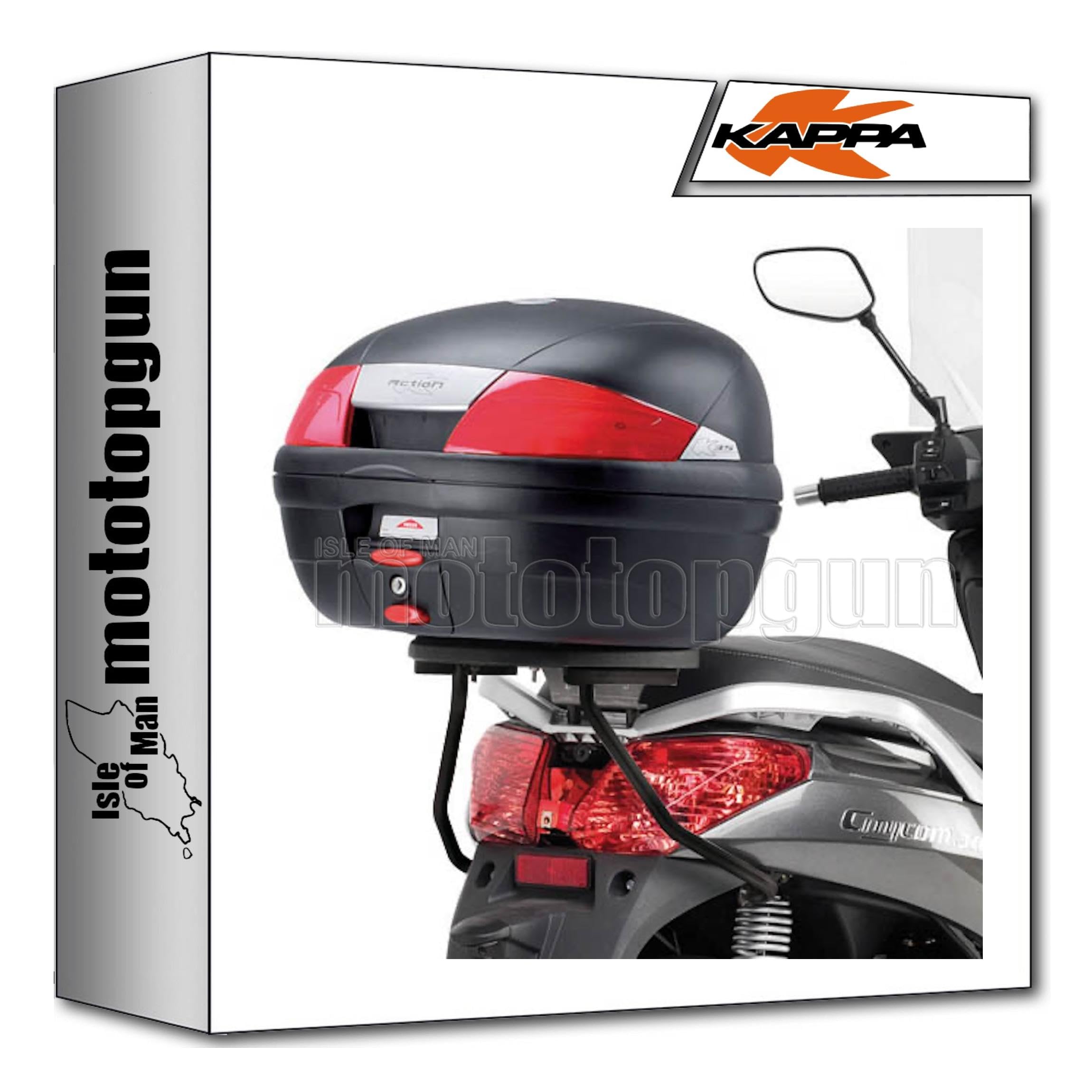 Adaptador monolock Kappa KR2310 para SYM Citycom 300 3