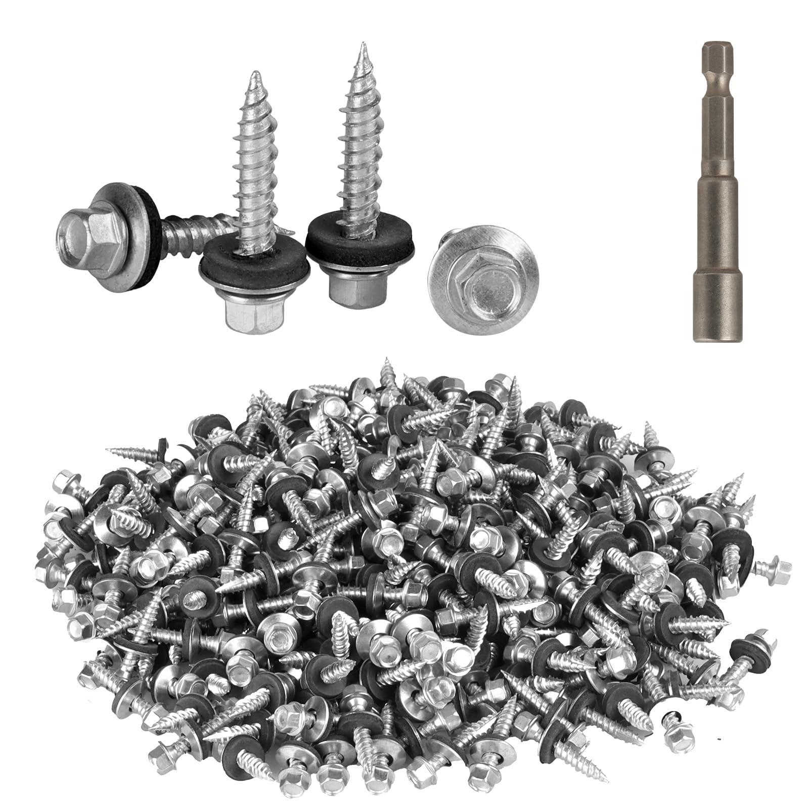 Metal Roofing Screws - 300 Pack #10 x 1 Inch -11