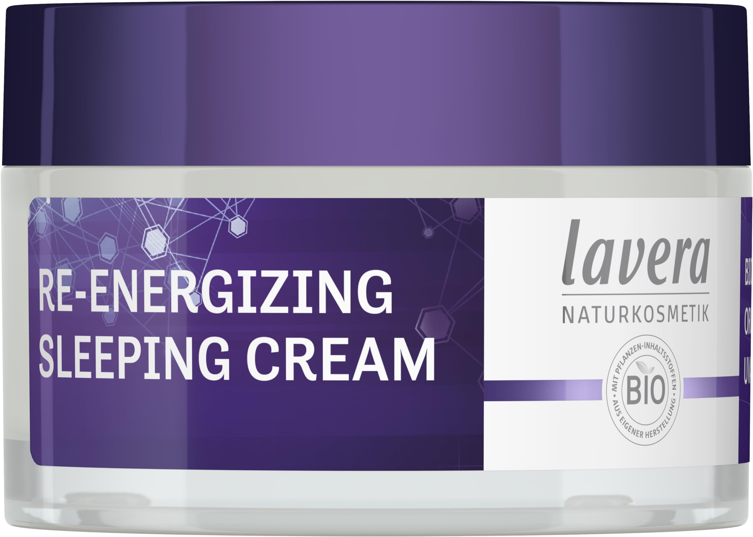 lavera Re-Energizing Sleeping Cream – rinnovamento naturale delle cellule – rivitalizza la pelle – idratante – vegano – Cosmetici naturali – 50 ml