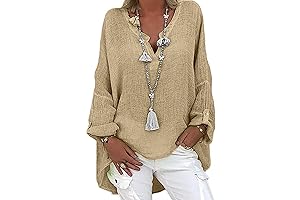 Women's Summer Shirt: Long Sleeve Blouse Perfect for Points Balance