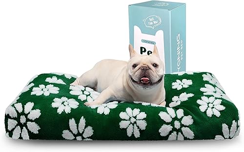 Miniatura 13 de Camas para Perros Grandes, Linda Cama Gruesa para Perros para Jaula Perrera, Cama Mullida para Mascotas con Funda Extraíble Lavable y Fondo