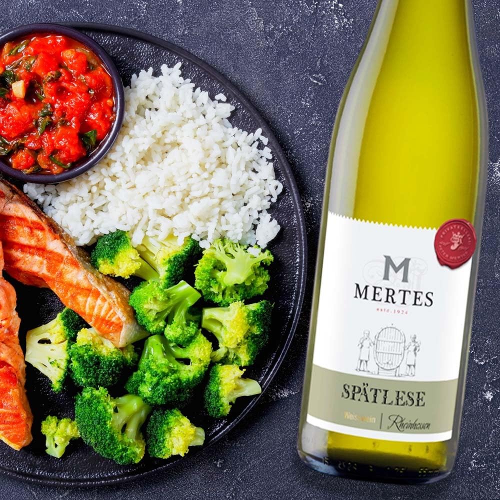 Peter Mertes Spätlese QmP, süß, sortenreines Weinpaket + VINOX Winecards (6x0,75l)