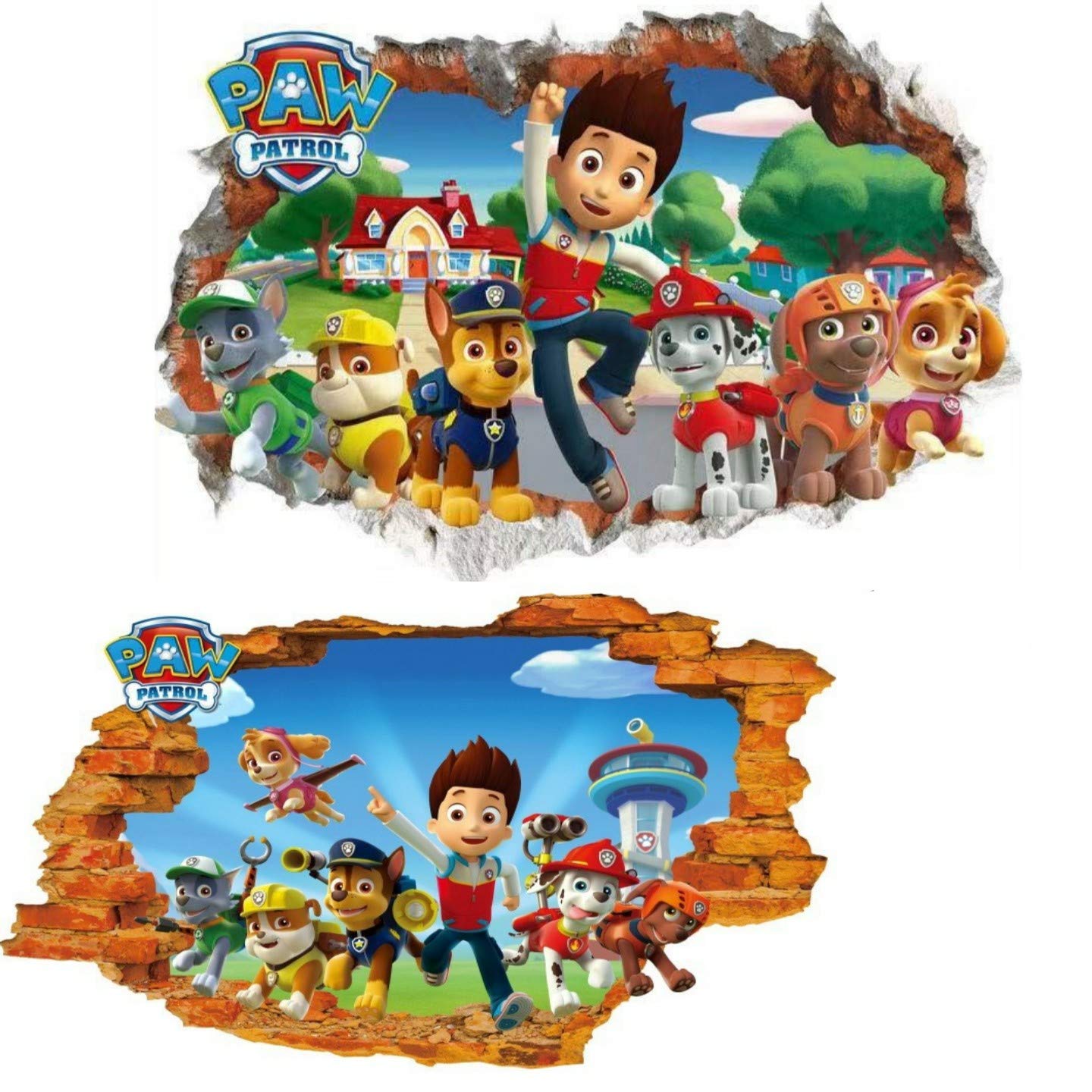 Kibi Paw Patrol Wall Stickers Paw Patrol Wall Decorations Paw Patrol Marshall Wall Stickers Paw Patrol 3D Wall Stickers
