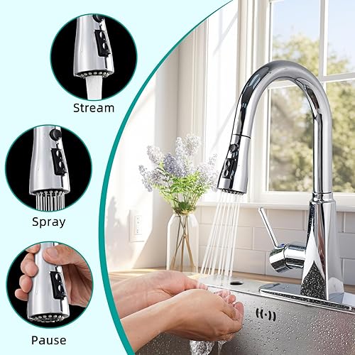 Miniatura 2 de Cabezal rociador desplegable para grifo de fregadero, reemplazo de cabezal de grifo de cocina, boquilla de cabezal rociador de grifo G 12,